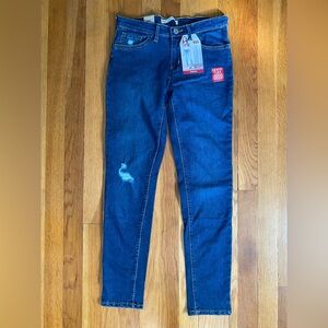 Girls Levi’s 710 Super Skinny Blue Jeans, Sz. 14